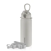 Shotay ST-8228 750ml Gri Pipetli Şeffaf Kapaklı Çelik Termos - 1