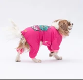 Pawstar Donut Worry Küçük Irk Köpek Penye Tulum Pijama - 2
