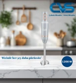 CVS DN 12114 Rose 1200 Watt 4 Bıçak Çubuk Blender - 1