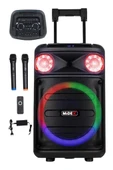 Midex 1300 Watt Taşınabilir Mikrofonlu Karaoke Eğlence Ses Sistemi MXR-1300 (Bluetooth Kayıt Usb Şarjlı) - 1