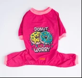 Pawstar Donut Worry Küçük Irk Köpek Penye Tulum Pijama - 4