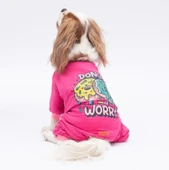Pawstar Donut Worry Küçük Irk Köpek Penye Tulum Pijama - 1