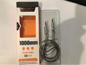 Elba Elb24 1Mt Aux Stereo To Stereo Örgülü Kablo Siyah thumbnail 1