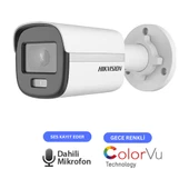 4 Kameralı Mikrofonlu 7/24 Renkli Görüşlü 2mp Ahd Güvenlik Kamerası thumbnail 4