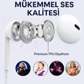 iPhone İçin Lightning Girişli Kablolu Kulaklık  Tak Çalıştır  Mikrofonlu EP3 - 2