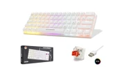 Hadron G508R Kablolu Oyuncu Mini Klavye Mekanik Red Switch Rgb Q Beyaz thumbnail 1