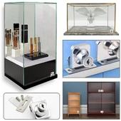 Cam Dolap Vitrin Kapak Kilidi Anahtarlı Krom - 3