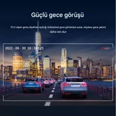 CC-33 Full HD 3 Kameralı Araç İçi Güvenlik Kamerası 128GB – IR Gece Görüşü, Ön-Arka-İç Kayıt,DashCam - 7