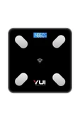 Yui KB13 Akıllı Vücut Analiz Tartısı – Yağ, Su, Kas, Kitle Endeksi & Kilo Ölçer Dijital Baskül - 2