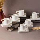 Perotti Luce Altı Kişilik Kahve Fincan Takımı 80 ml thumbnail 1