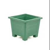 Omnipazar  SY-5847 Dekoratif Plastik Kare Ayaklı Saksı 15 Litre No 4 thumbnail 1