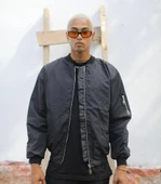 Erkek Düz Bomber Ceket - Siyah thumbnail 8