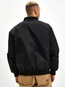 Unisex Uzun Kol Baskılı Bomber Ceket - Siyah thumbnail 2