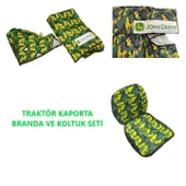 John Deere 5000 Serisi Kabinli Traktör Kılıfı Branda thumbnail 1