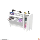 Modilayn YENİCE 135x97x32,5 cm 3 raflı ve 3 sepetli dolap ile çamaşırlarınız artık daha düzenli. - 7