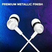 JBL C100SIUBLK Mikrofonlu Kulakiçi Kulaklık CT IE Beyaz - 6