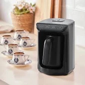 Karaca Hatır Köz Türk Kahve Makinesi Shiny Black thumbnail 1