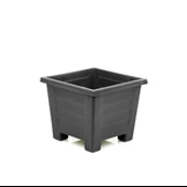 Omnipazar  SY-5845 Dekoratif Plastik Kare Ayaklı Saksı 3,5 Litre No 2 thumbnail 1