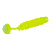 Silikon Kurt Yem - 1,5g 45mm - Fishack - 10 Adet - UV Silikon - Fluo Green - Karides Kokulu - 3