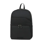 BİRİNCİ KALİTE SUNİ DERİ ŞIK TASARIM LAPTOP BÖLMELİ SIRT ÇANTASI SİYAH thumbnail 1