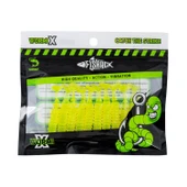 Silikon Kurt Yem - 1,5g 45mm - Fishack - 10 Adet - UV Silikon - Fluo Green - Karides Kokulu - 5