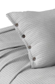 Cottonest Tek Kişilik Yatak Örtüsü Pİke 1 Adet Yastık Kılıfı - 3