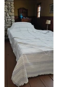 Cottonest Tek Kişilik Yatak Örtüsü Saçaklı - 2