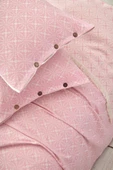 Cottonest ÇİFT KİŞİLİK YATAK ÖRTÜSÜ SETİ İKİ YASTIKLI SAÇAKLI - 1