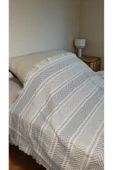Cottonest Tek Kişilik Yatak Örtüsü Saçaklı - 1