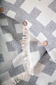 Cottonest Çift Kişilik Pike Yatak Örtüsü Seti İki Yastıklı Saçaklı - 1