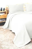 Cottonest Tek Kişilik Yatak Örtüsü Pİke 1 Adet Yastık Kılıfı - 3