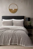 Cottonest ÇİFT KİŞİLİK YATAK ÖRTÜSÜ SETİ İKİ YASTIKLI SAÇAKLI - 3