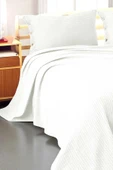 Cottonest Çitf Kişilik Yatak Örtüsü Pİke 2 Adet Yastık Kılıfı - 1