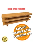 BERENKO Yağdanlık, Sabunluk, Sunumluk Çok Amaçlı Ahşap Mutfak Ve Banyo Organizatör Dekoratif (HAM AĞAÇ) thumbnail 1