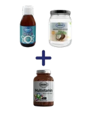 Ersağ OMEGA 3 SIVI (ÇİLEK AROMALI), HİNDİSTAN CEVİZİ YAĞI 270 GR, ALANA MULTİVİTAMİN KAPSÜL HEDİYE - 1