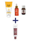 Ersağ GÜNEŞ KREMİ 50 FAKTÖRLÜ 100 ML, VİŞNE ÇEKİRDEĞİ YAĞI 30 ML, VİTAMİN C SERUMU 30 ML ALANA RENK AÇICI KREM 50 ML (YENİ AMBALAJIYLA) HEDİYE - 1