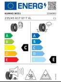 KUMHO 235/45R17 97T XL WINTERCRAFT WI51 2025 ÜRETİM KIŞ LASTİĞİ - 2