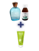 Ersağ LİLYUM EDP BAYAN PARFÜM 100 cc, AĞIZ GARGARASI 200 ml. ALANA CLEAN BALL MASAJ KREMİ 200 ML HEDİYE - 1