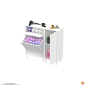 Modilayn YENİCE 90x97x32, 5 cm 3 raflı ve 3 sepetli dolap ile çamaşırlarınız artık daha düzenli thumbnail 7