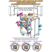 Modilayn YENİCE 80x97x32,5 cm 3 raflı ve 3 sepetli dolap ile çamaşırlarınız artık daha düzenli. thumbnail 4