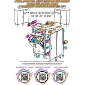 Modilayn YENİCE 100x97x32,5 cm 3 raflı ve 3 sepetli dolap ile çamaşırlarınız artık daha düzenli. - 5
