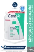 CeraVeFoaming Cleanser Refill Dökme Poşet Normal ve Yağlıya Dönük Ciltler İçin Köpüren Temizleyici 473 ml - 6