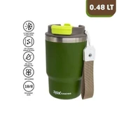Rox Camping 0194 Pipetli Kahve Termosu 0.48 Lt - Yeşil thumbnail 1