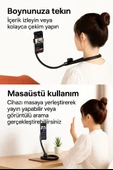 Manyetik Silikon Boyun Telefon Tutucu  Eller Serbest, Ayarlanabilir ve Rahat Kullanım - 2