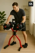 CKSpor Ayarlanabilir Dambıl Standı Dayanıklı ve Ergonomik Tasarım Ev & Spor Salonu KullanımıTablet Standlı thumbnail 6