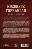 Huzursuz Topraklar - Osman Akdere - Elpis Yayınları thumbnail 2