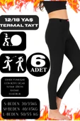 Kadın Termal Tayt – Kışlık, İçi Polarlı, Sıcak Tutan, Esnek ve Rahat 6 Adet thumbnail 1