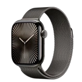 Apple Watch Series 10 GPS + Cellular 42mm Arduvaz Titanyum Kasa ve Arduvaz Milano Loop Kordon Akıllı Saat - 2