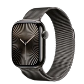 Apple Watch Series 10 GPS + Cellular 42mm Arduvaz Titanyum Kasa ve Arduvaz Milano Loop Kordon Akıllı Saat - 1