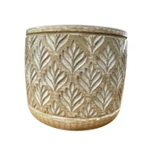 Bitki Tasarımı Ev dekorasyon Bej Lotus Beton Saksı Çiçeklik Saksılık thumbnail 1